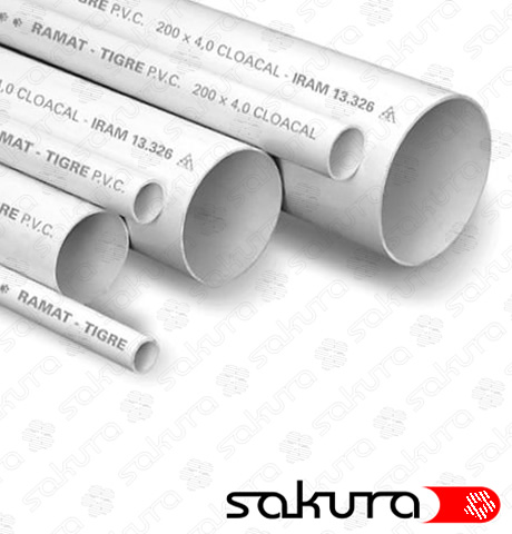 Tubo Pvc Cloacal 110 Mm X 4 Mts