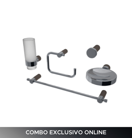 Set Accesorios Baño 5 Piezas Polipropileno